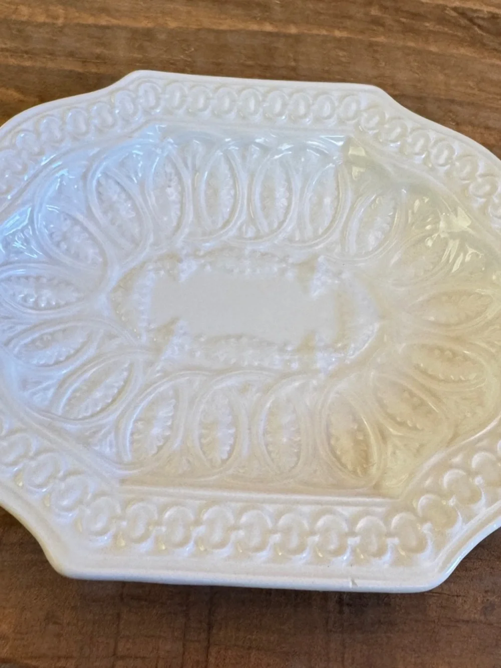 Labrazel White Porcelain Soap Dish Tray Italy